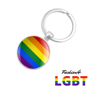 Keychain Double-Sided - 18 Flags Lgbt