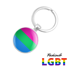 Keychain Double-Sided - 18 Flags Polysexual