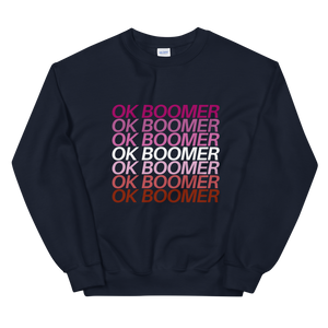 Sweatshirt - Lesbian OK BOOMER
