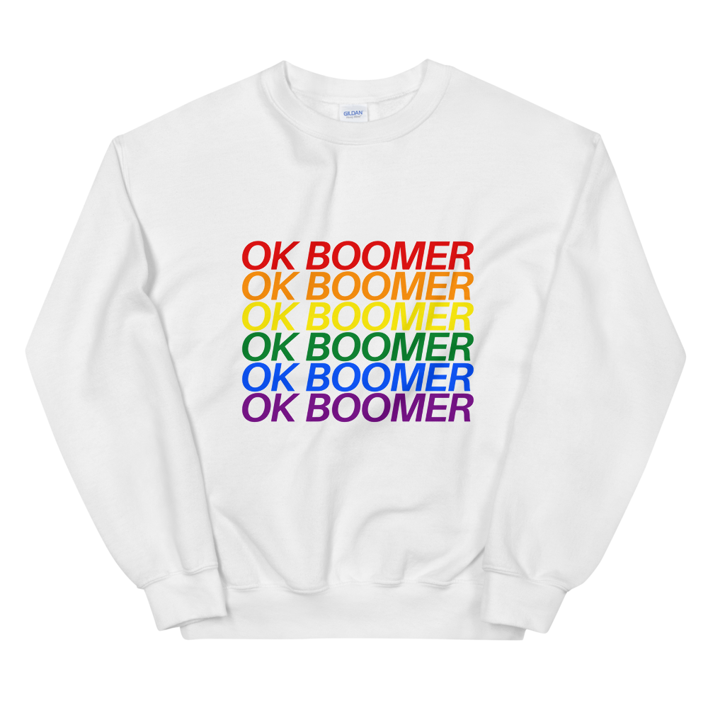 Sweatshirt - LGBT OK BOOMER