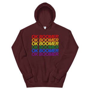 Hooded Sweatshirt - LGBT OK BOOMER