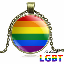 Necklace - 18 Flags Bronze / Lgbt