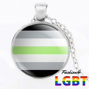 Necklace - 18 Flags Silver / Agender