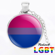 Necklace - 18 Flags Silver / Bisexual