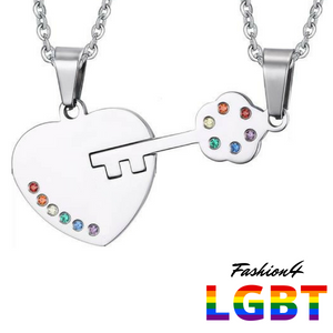 Necklaces For Couples - The Key To My Heart