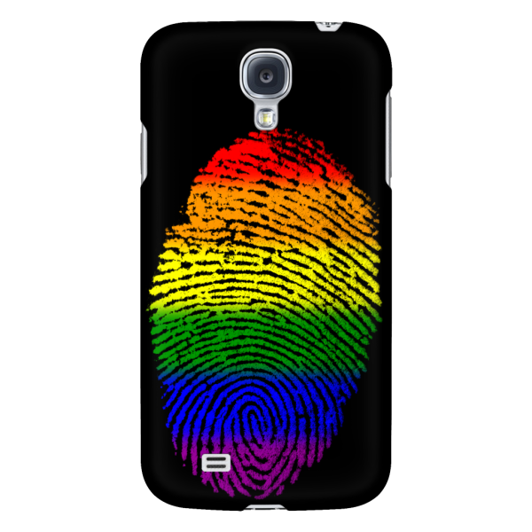 Phonecase - Rainbow Touch Black Galaxy S4 Phone Cases