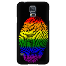 Phonecase - Rainbow Touch Black Galaxy S5 Phone Cases