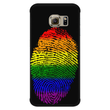 Phonecase - Rainbow Touch Black Galaxy S6 Edge Phone Cases