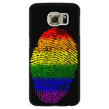 Phonecase - Rainbow Touch Black Galaxy S6 Phone Cases