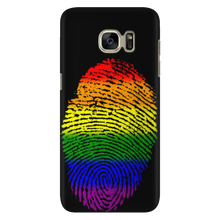 Phonecase - Rainbow Touch Black Galaxy S7 Phone Cases