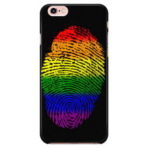 Phonecase - Rainbow Touch Black Iphone 6/6S Phone Cases