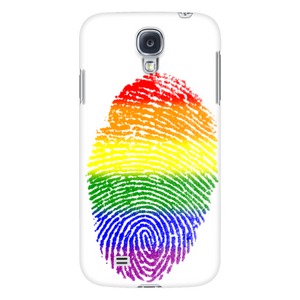 Phonecase - Rainbow Touch White Galaxy S4 Phone Cases