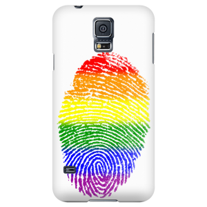Phonecase - Rainbow Touch White Galaxy S5 Phone Cases