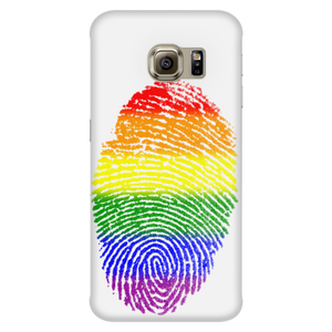 Phonecase - Rainbow Touch White Galaxy S6 Edge Phone Cases