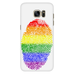 Phonecase - Rainbow Touch White Galaxy S7 Phone Cases