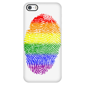 Phonecase - Rainbow Touch White Iphone 5/5S Phone Cases