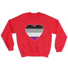 Sweatshirt - Ace Big Heart Red / S