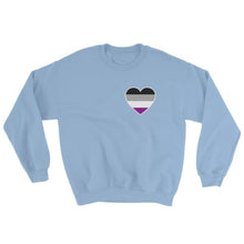 Sweatshirt - Ace Heart Light Blue / S