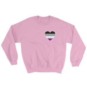 Sweatshirt - Ace Heart Light Pink / S