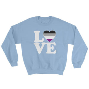 Sweatshirt - Ace Love & Heart Light Blue / S
