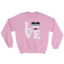 Sweatshirt - Ace Love & Heart Light Pink / S