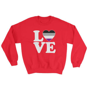 Sweatshirt - Ace Love & Heart Red / S