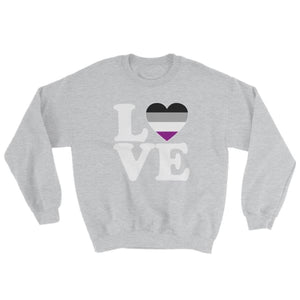 Sweatshirt - Ace Love & Heart Sport Grey / S