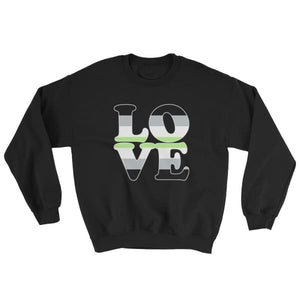 Sweatshirt - Agender Love Black / S