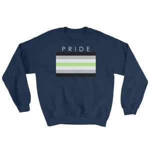 Sweatshirt - Agender Pride Navy / S
