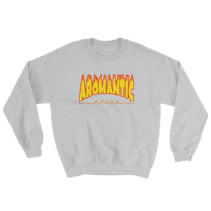 Sweatshirt - Aromantic Flames Sport Grey / S