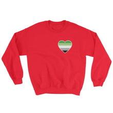 Sweatshirt - Aromantic Heart Red / S