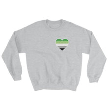 Sweatshirt - Aromantic Heart Sport Grey / S