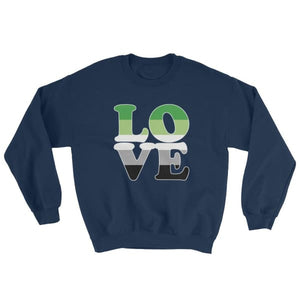 Sweatshirt - Aromantic Love Navy / S