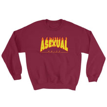 Sweatshirt - Asexual Flames Maroon / S