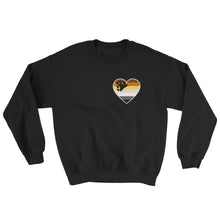 Sweatshirt - Bear Pride Heart Black / S