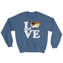 Sweatshirt - Bear Pride Love & Heart Indigo Blue / S