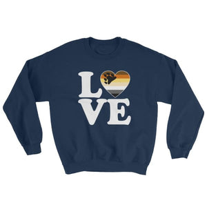 Sweatshirt - Bear Pride Love & Heart Navy / S