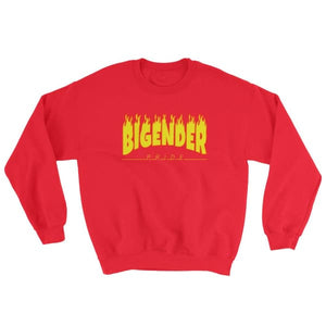 Sweatshirt - Bigender Flames Red / S