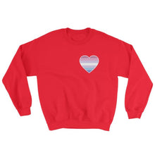 Sweatshirt - Bigender Heart Red / S