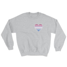 Sweatshirt - Bigender Heart Sport Grey / S