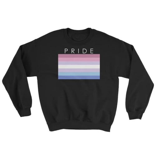 Sweatshirt - Bigender Pride Black / S