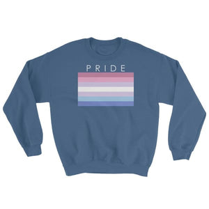 Sweatshirt - Bigender Pride Indigo Blue / S