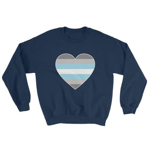 Sweatshirt - Demiboy Big Heart Navy / S