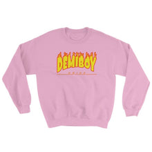 Sweatshirt - Demiboy Flames Light Pink / S