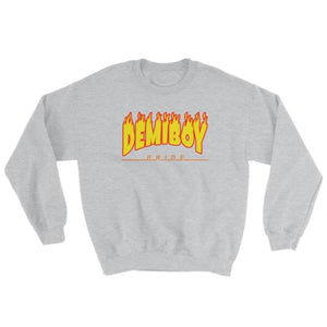 Sweatshirt - Demiboy Flames Sport Grey / S
