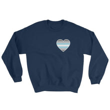 Sweatshirt - Demiboy Heart Navy / S