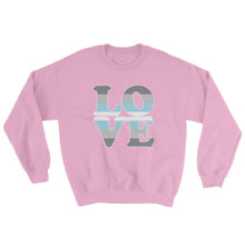 Sweatshirt - Demiboy Love Light Pink / S