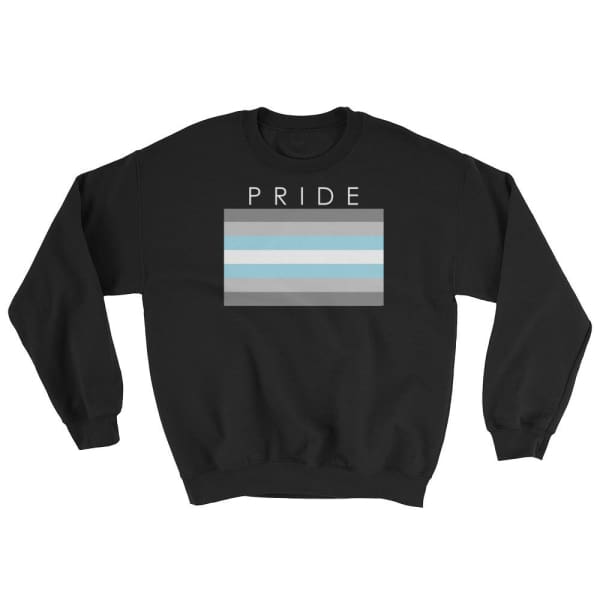 Sweatshirt - Demiboy Pride Black / S