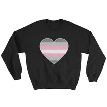 Sweatshirt - Demigirl Big Heart Black / S