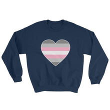 Sweatshirt - Demigirl Big Heart Navy / S